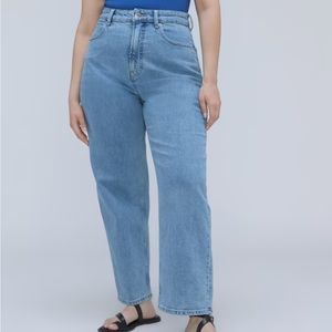 Everlane Curvy Way High Jeans Light Indigo 25